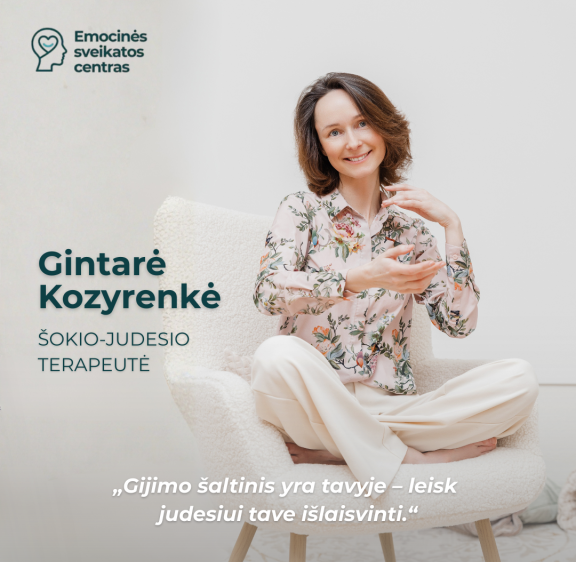 Nauja paslauga: šokio-judesio terapija