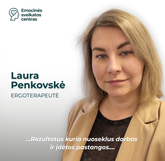 Nauja paslauga - ergoterapija